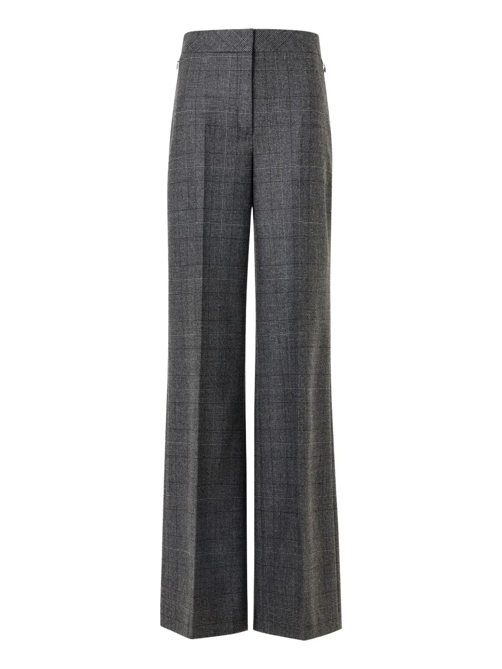 Akris Women's Fior Plaid Stretch-Wool Straight-Leg Pants