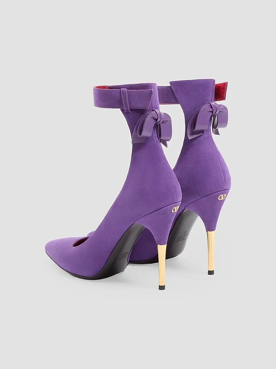 Valentino Women's Fatale 105MM Suede Pumps | Thumbnail 4 Valentino Women's Fatale 105MM Suede Pumps | Thumbnail 4
