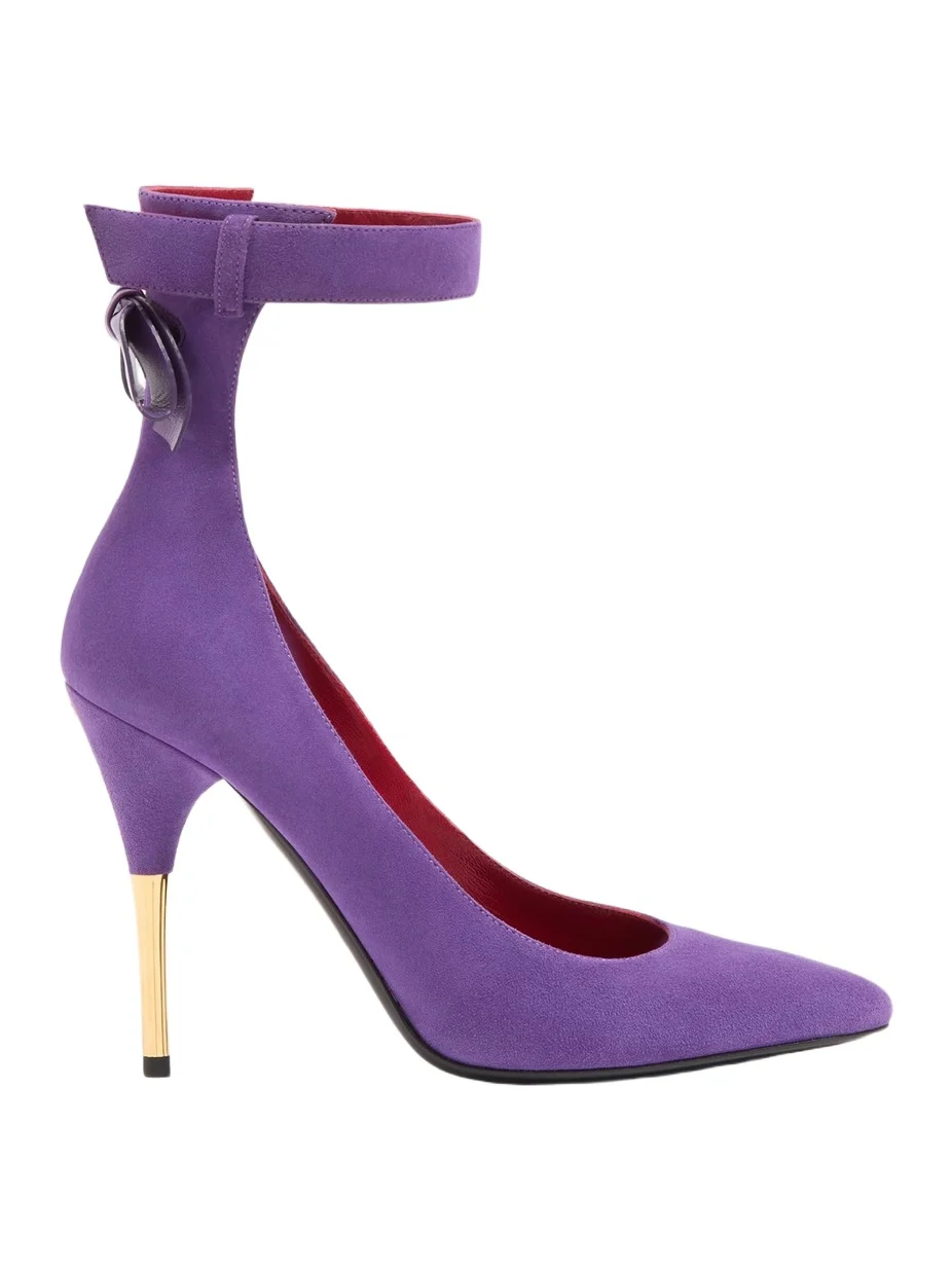 Valentino Women's Fatale 105MM Suede Pumps