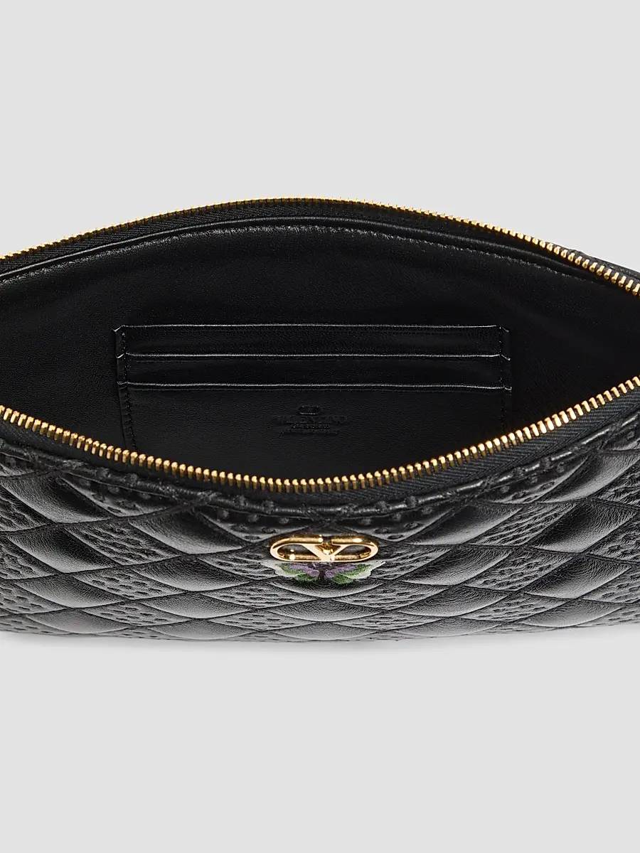 Valentino Women's Flutterby Clutch in Shiny Nappa Leather | Thumbnail 5 Valentino Women's Flutterby Clutch in Shiny Nappa Leather | Thumbnail 5