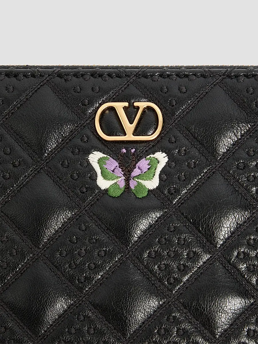 Valentino Women's Flutterby Clutch in Shiny Nappa Leather | Thumbnail 6 Valentino Women's Flutterby Clutch in Shiny Nappa Leather | Thumbnail 6
