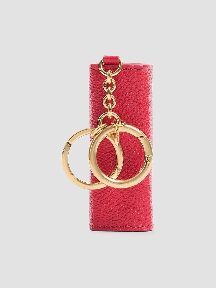 Valentino Women's VLogo Signature Charm in Grainy Calfskin - Rouge Pur | Thumbnail 2
