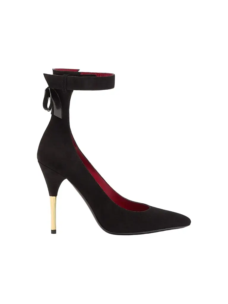 Valentino Garavani Women's Fatale 105MM Suede Pumps - Black - Size 12 | Image 1 Valentino Garavani Women's Fatale 105MM Suede Pumps - Black - Size 12 | Image 1