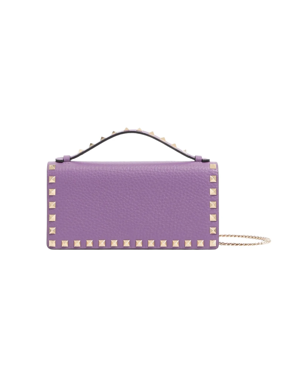 Women's Rockstud Wallet with Chain - Purple Women's Rockstud Wallet with Chain - Purple