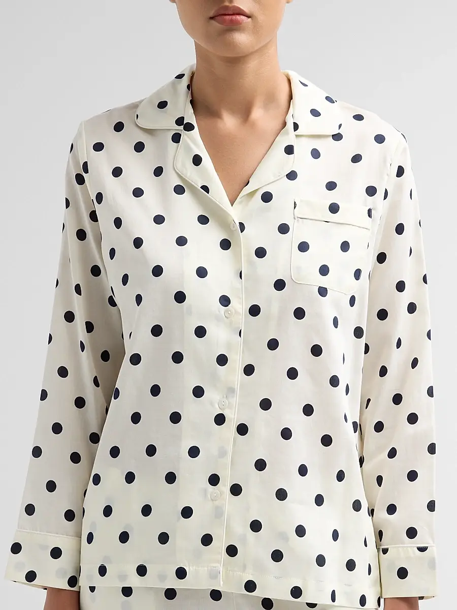Papinelle Women's Polka Dot Cotton Sateen Pajamas | Thumbnail 5 Papinelle Women's Polka Dot Cotton Sateen Pajamas | Thumbnail 5