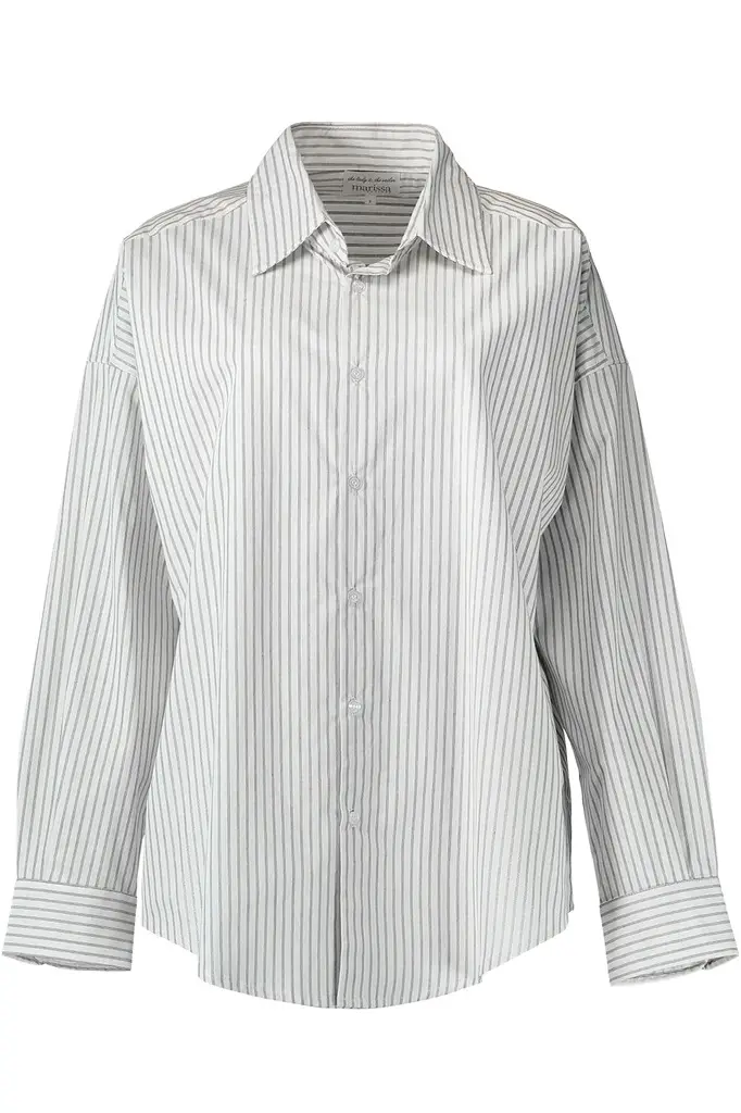 The Lady & The Sailor x Marissa Collections Sunday Shirt - Ivory Black