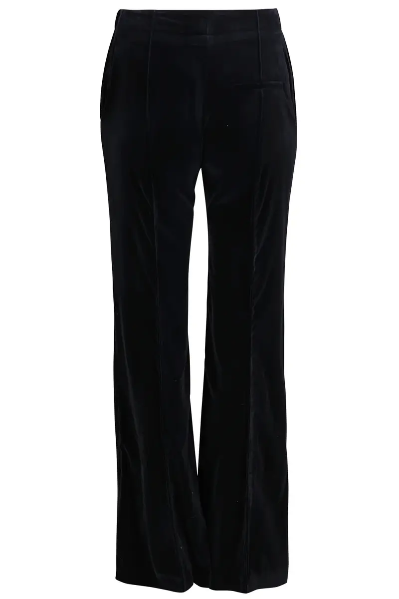 Borgo de Nor Morgan Velvet Trouser - Blue | Thumbnail 2 Borgo de Nor Morgan Velvet Trouser - Blue | Thumbnail 2