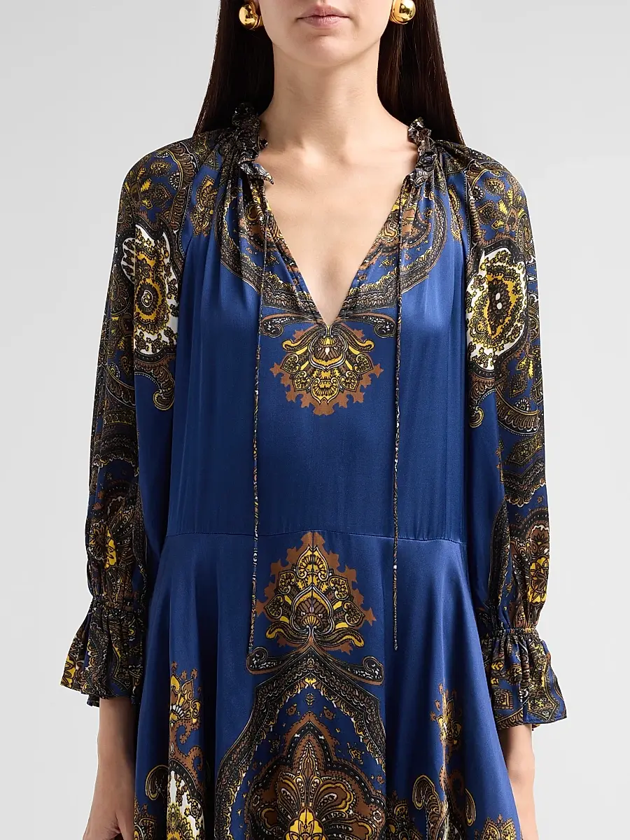 Alice + Olivia Women's Joanne Handkerchief-Hem Mini Dress | Thumbnail 5