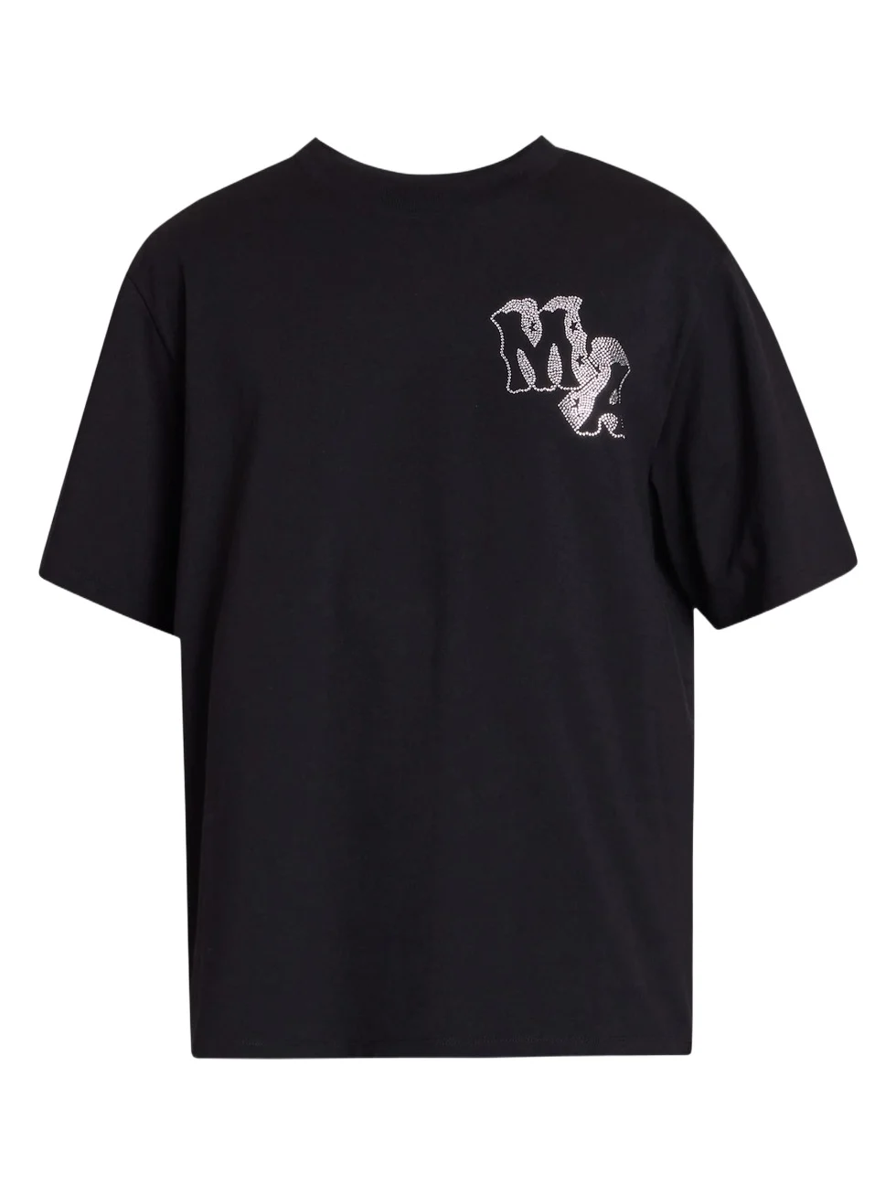 Men's Crystal-Embellished Logo Cotton T-Shirt