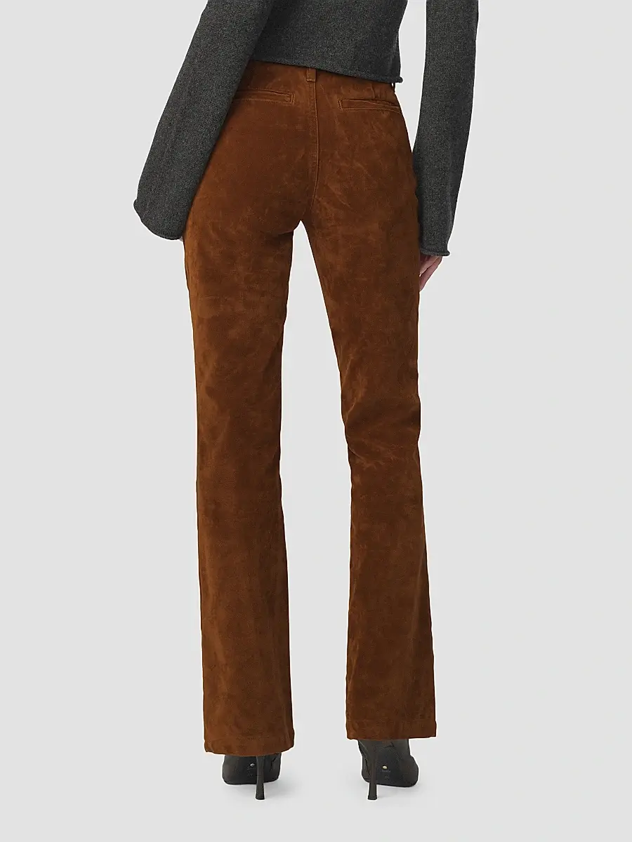 Joe's Jeans Women's Inez Faux-Suede Trousers | Thumbnail 3