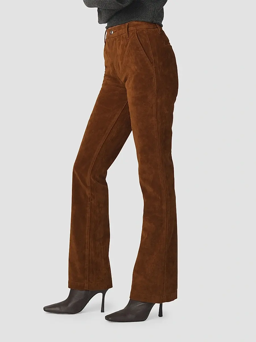 Joe's Jeans Women's Inez Faux-Suede Trousers | Thumbnail 5