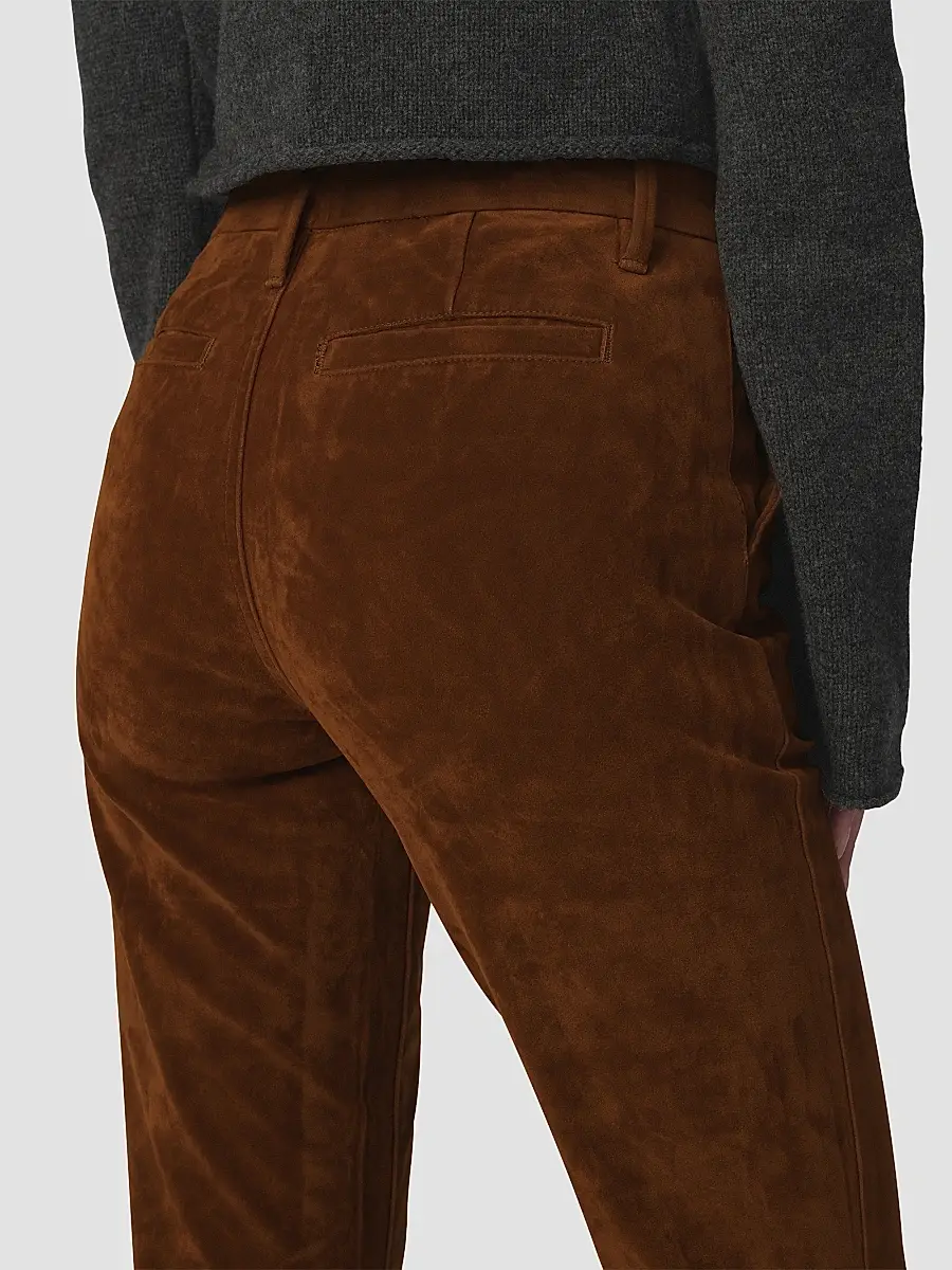 Joe's Jeans Women's Inez Faux-Suede Trousers | Thumbnail 7