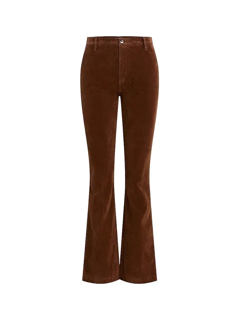 Joe's Jeans Women's Inez Faux-Suede Trousers - Chestnut - Size 30 | Image 1 Joe's Jeans Women's Inez Faux-Suede Trousers - Chestnut - Size 30 | Image 1