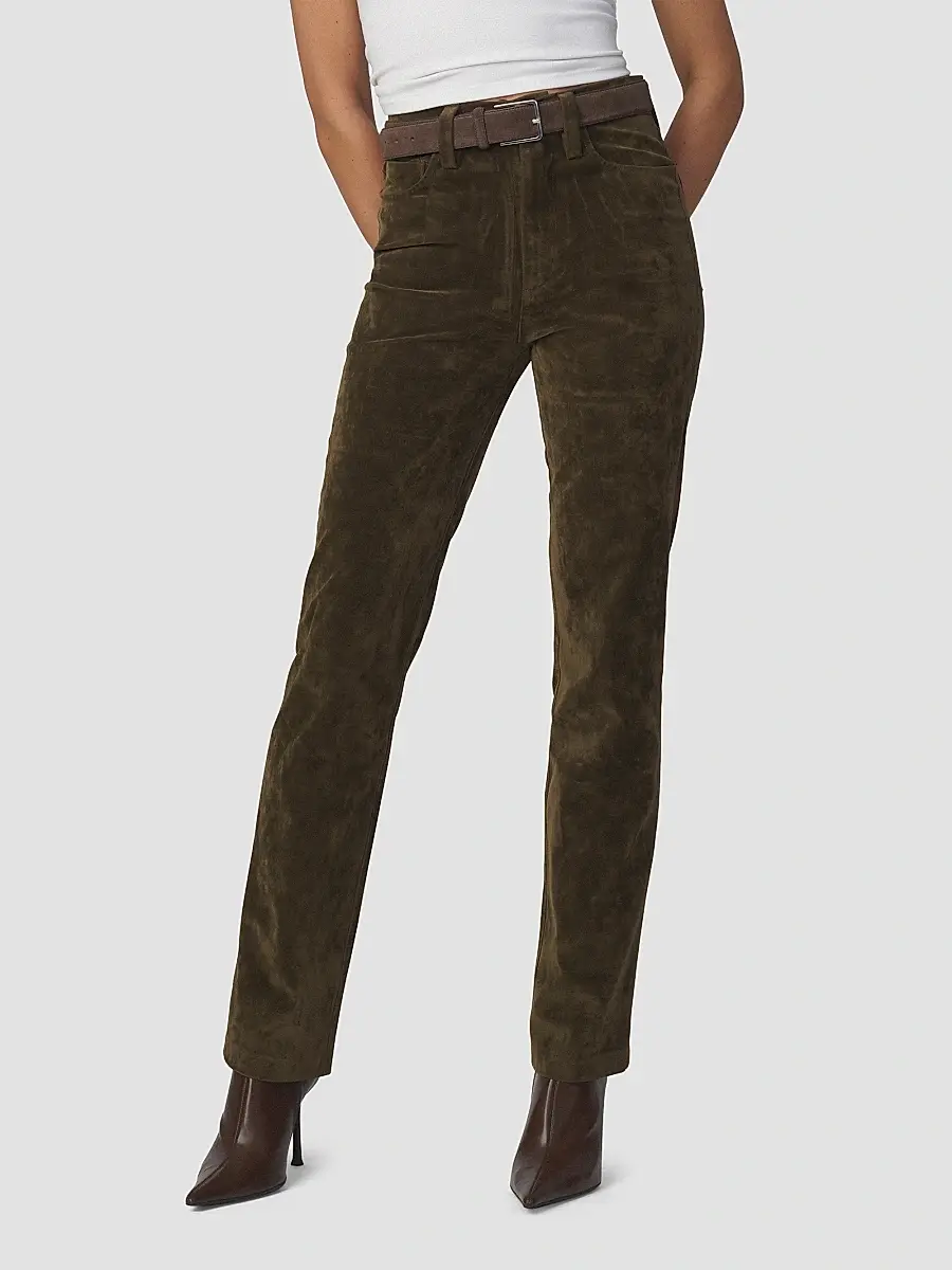 Joe's Jeans Women's Margot Faux-SuedeSlim Pants | Thumbnail 4