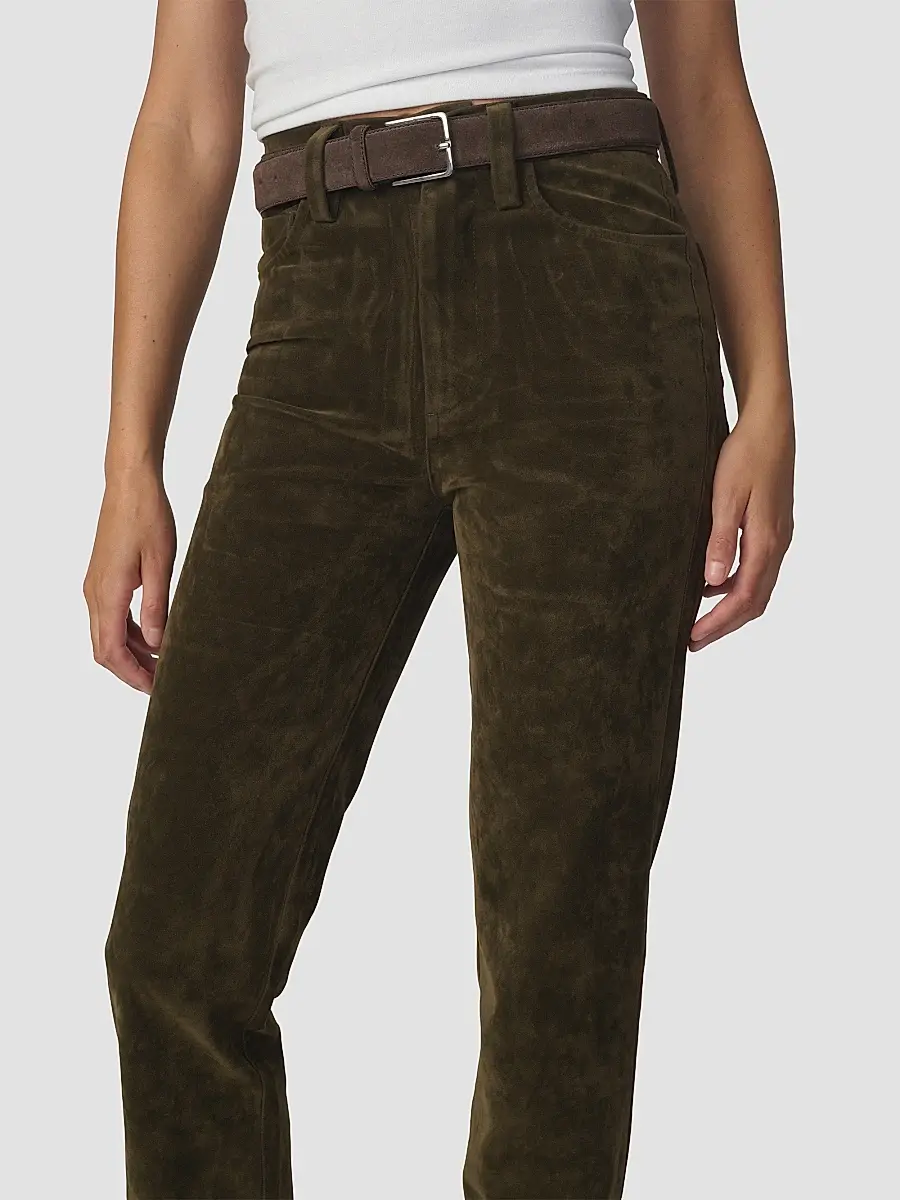 Joe's Jeans Women's Margot Faux-SuedeSlim Pants | Thumbnail 6