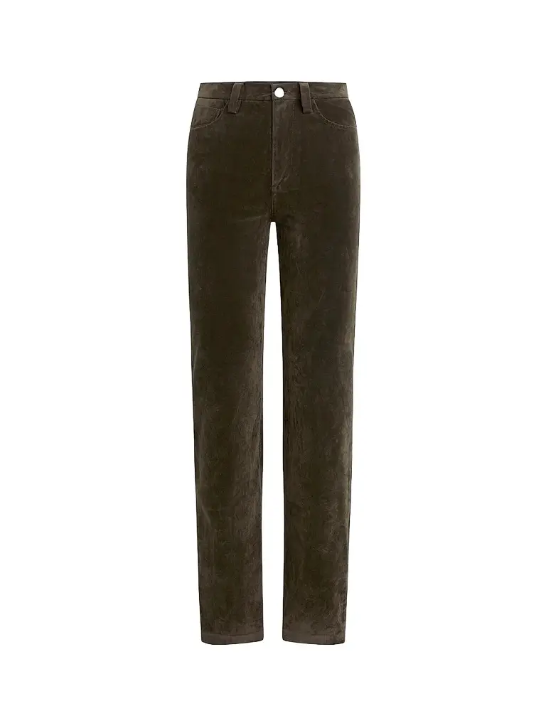 Joe's Jeans Women's Margot Faux-SuedeSlim Pants - Olive - Size 32 | Image 1 Joe's Jeans Women's Margot Faux-SuedeSlim Pants - Olive - Size 32 | Image 1