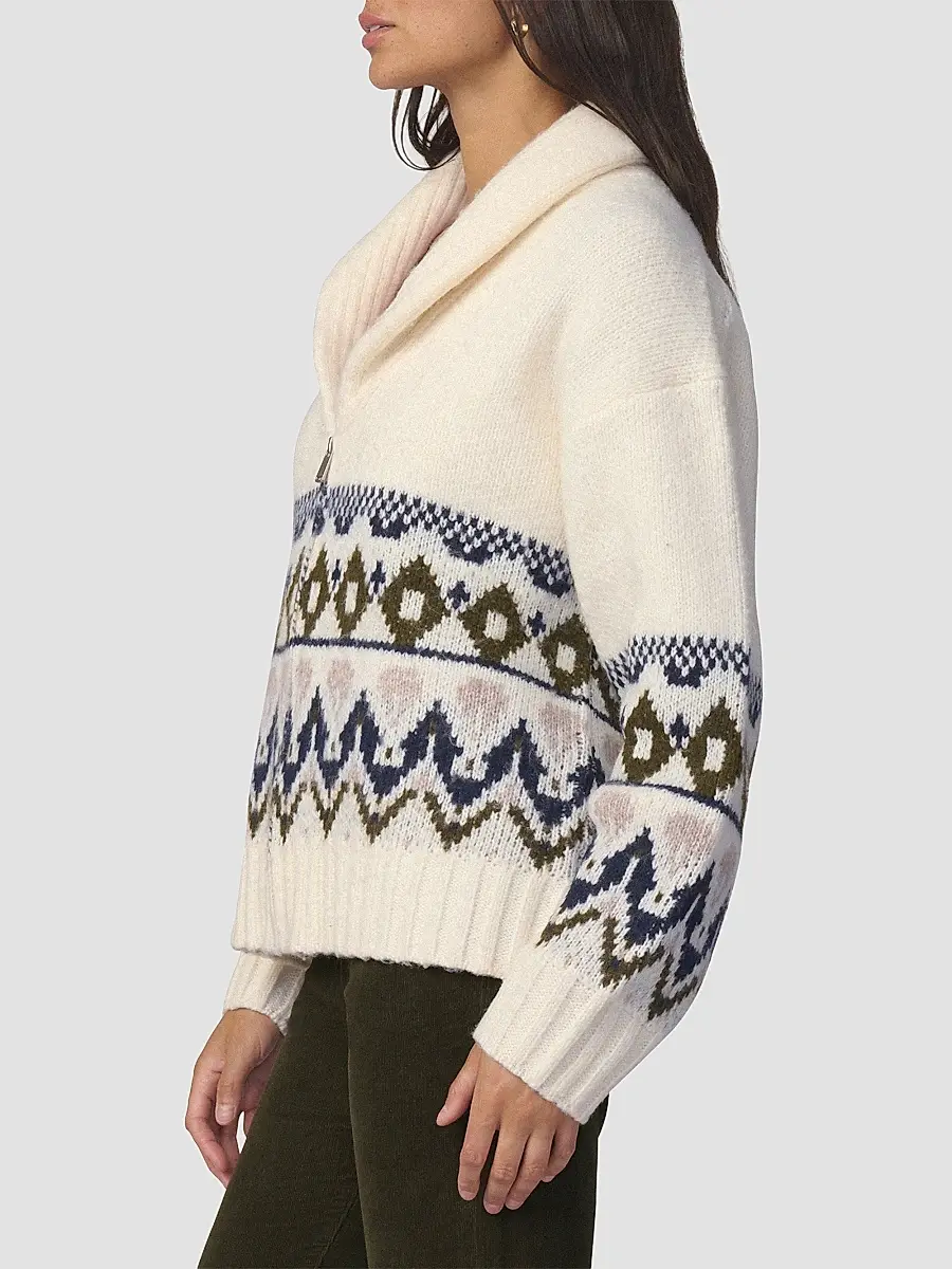 Joe's Jeans Women's The Inga Fair Isle-Style Cardigan | Thumbnail 5
