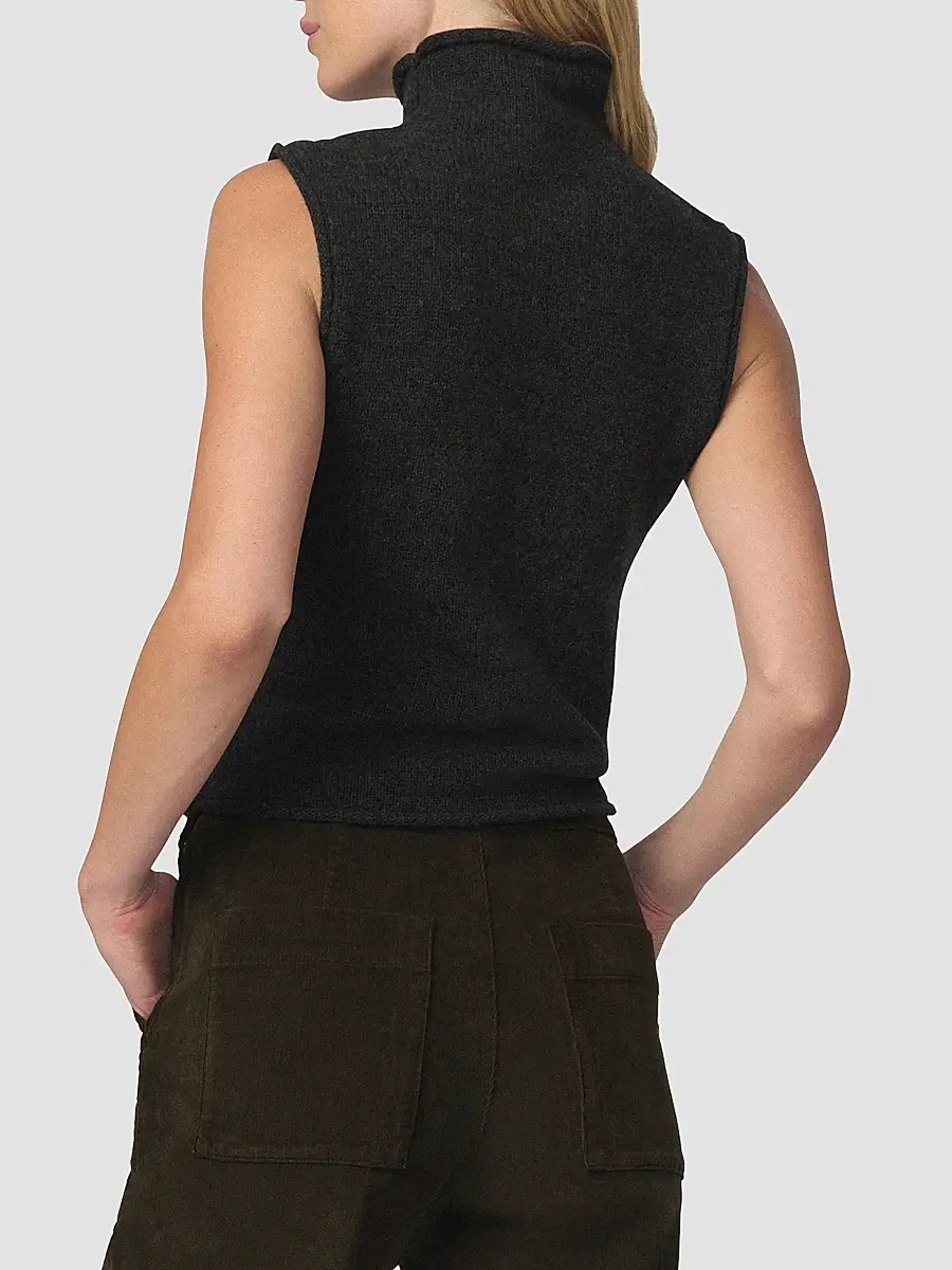 Joe's Jeans Women's The Stevie Sleeveless Rolled Neck Sweater | Thumbnail 3 Joe's Jeans Women's The Stevie Sleeveless Rolled Neck Sweater | Thumbnail 3