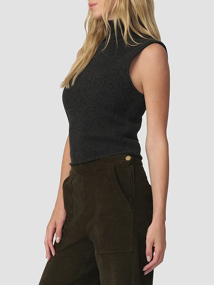 Joe's Jeans Women's The Stevie Sleeveless Rolled Neck Sweater | Thumbnail 5 Joe's Jeans Women's The Stevie Sleeveless Rolled Neck Sweater | Thumbnail 5