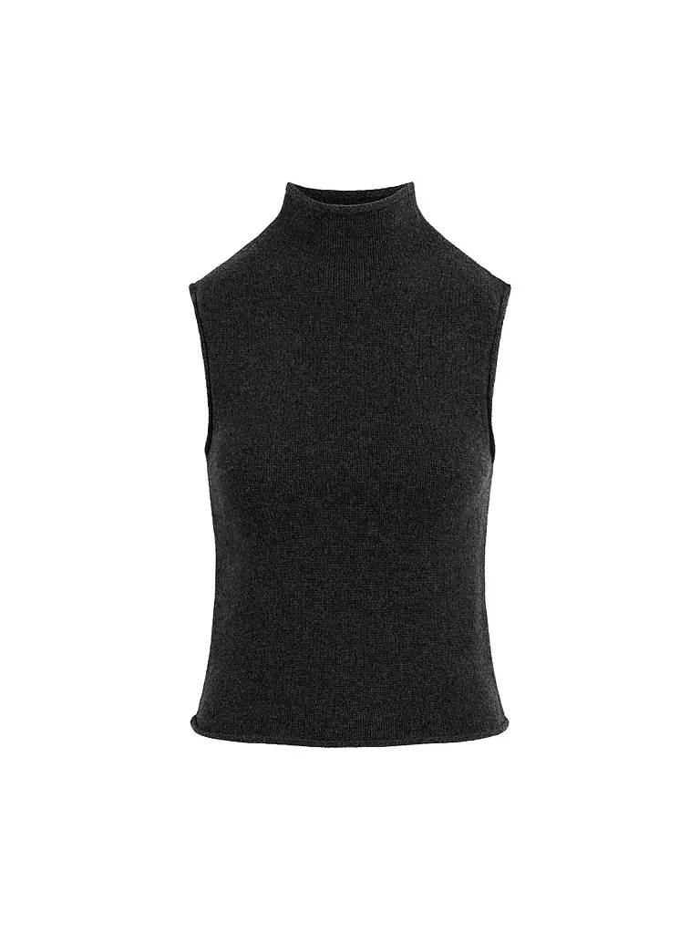 Joe's Jeans Women's The Stevie Sleeveless Rolled Neck Sweater - Charcoal - Size XS | Image 1 Joe's Jeans Women's The Stevie Sleeveless Rolled Neck Sweater - Charcoal - Size XS | Image 1