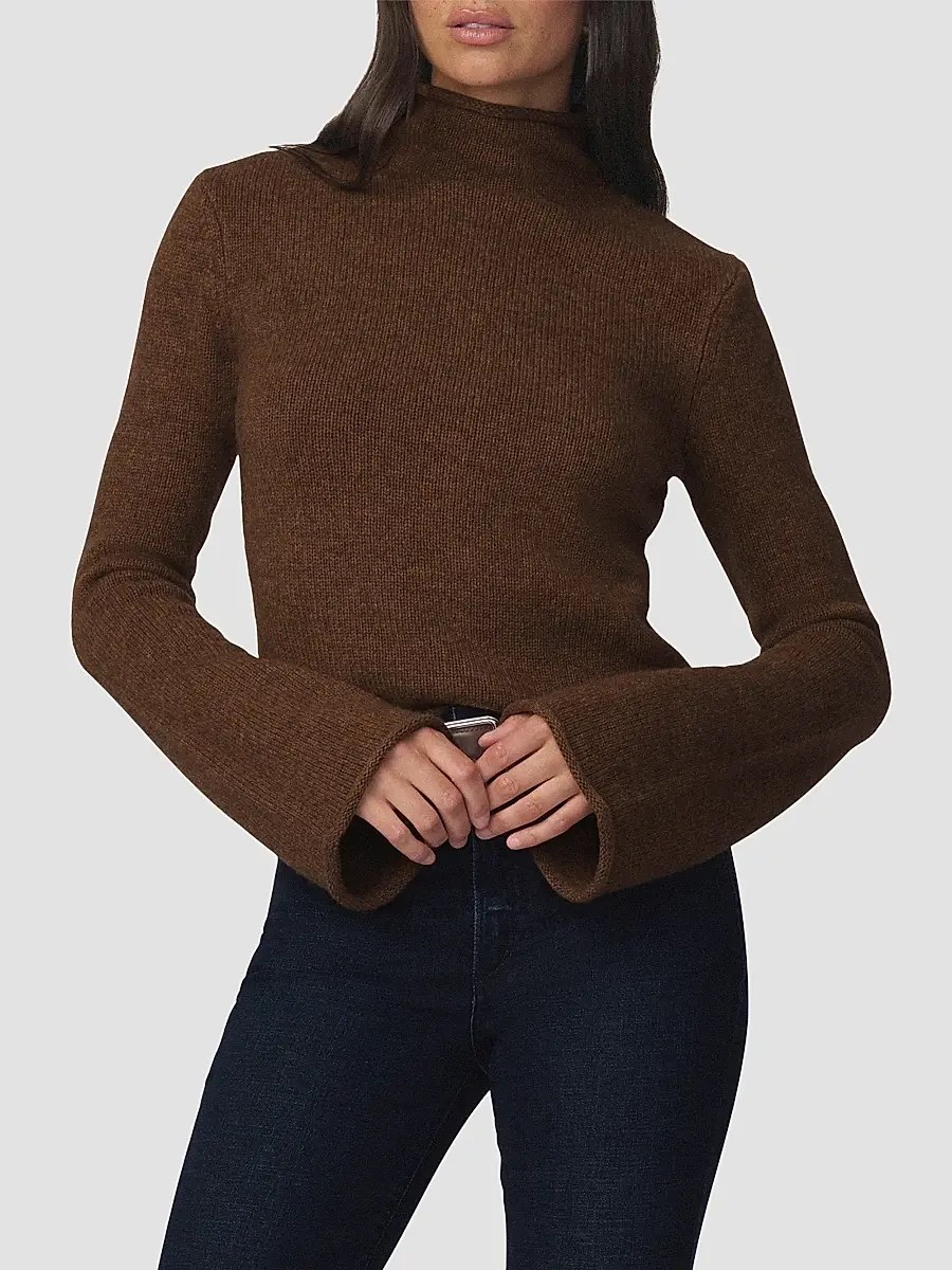 Joe's Jeans Women's Jane Roll-Neck Bell-Sleeve Sweater | Thumbnail 4 Joe's Jeans Women's Jane Roll-Neck Bell-Sleeve Sweater | Thumbnail 4