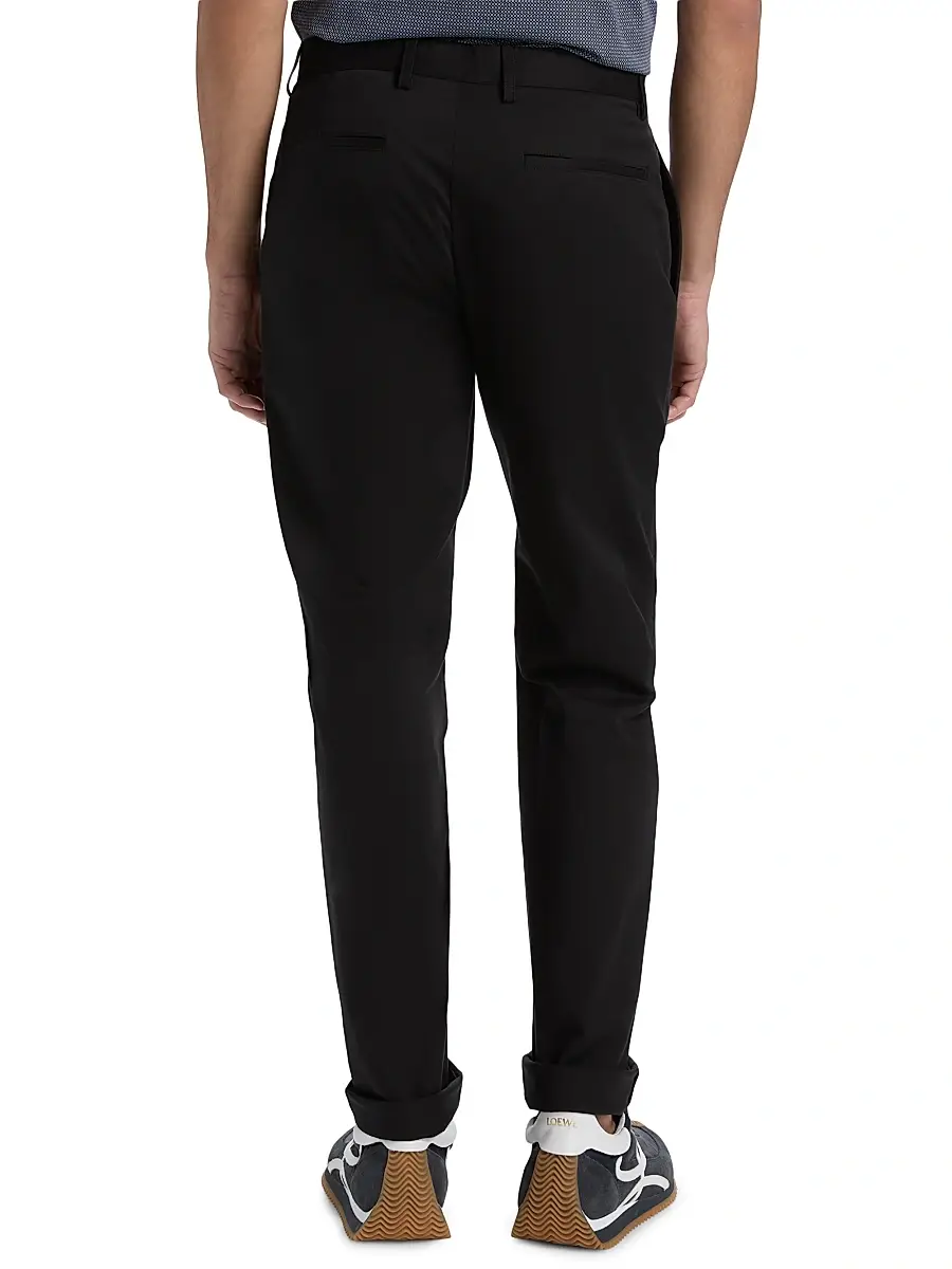 Theory Men's Zaine Cotton Straight-Leg Pants | Thumbnail 5 Theory Men's Zaine Cotton Straight-Leg Pants | Thumbnail 5