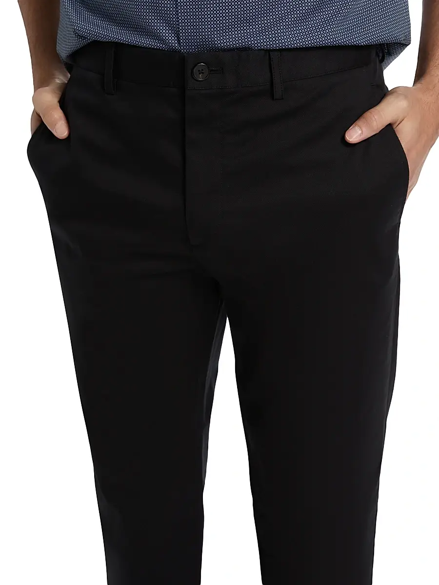 Theory Men's Zaine Cotton Straight-Leg Pants | Thumbnail 6 Theory Men's Zaine Cotton Straight-Leg Pants | Thumbnail 6