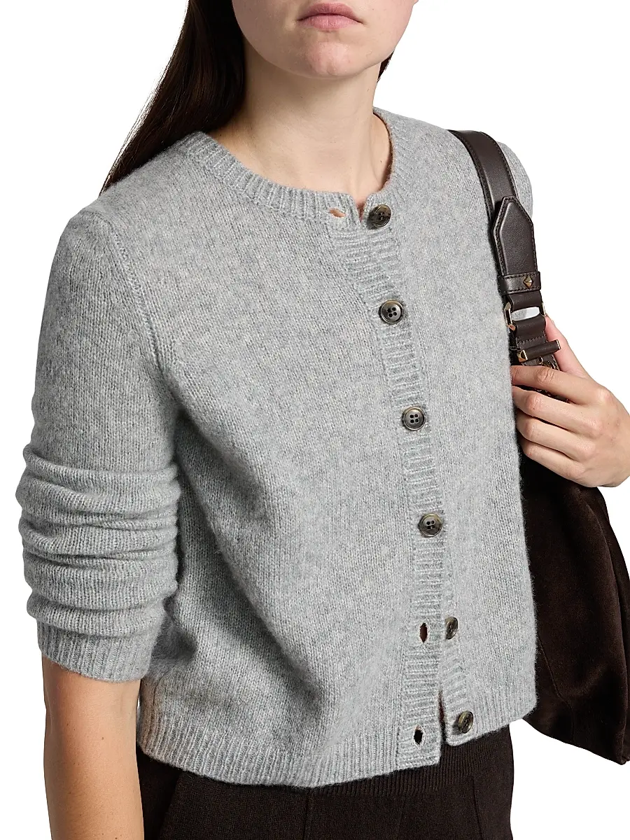 Lisa Yang Women's Cashmere-Silk Cardigan | Thumbnail 6 Lisa Yang Women's Cashmere-Silk Cardigan | Thumbnail 6