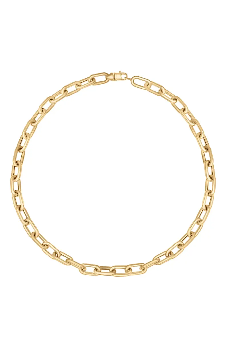 SARA WEINSTOCK Large Rectangle Necklace