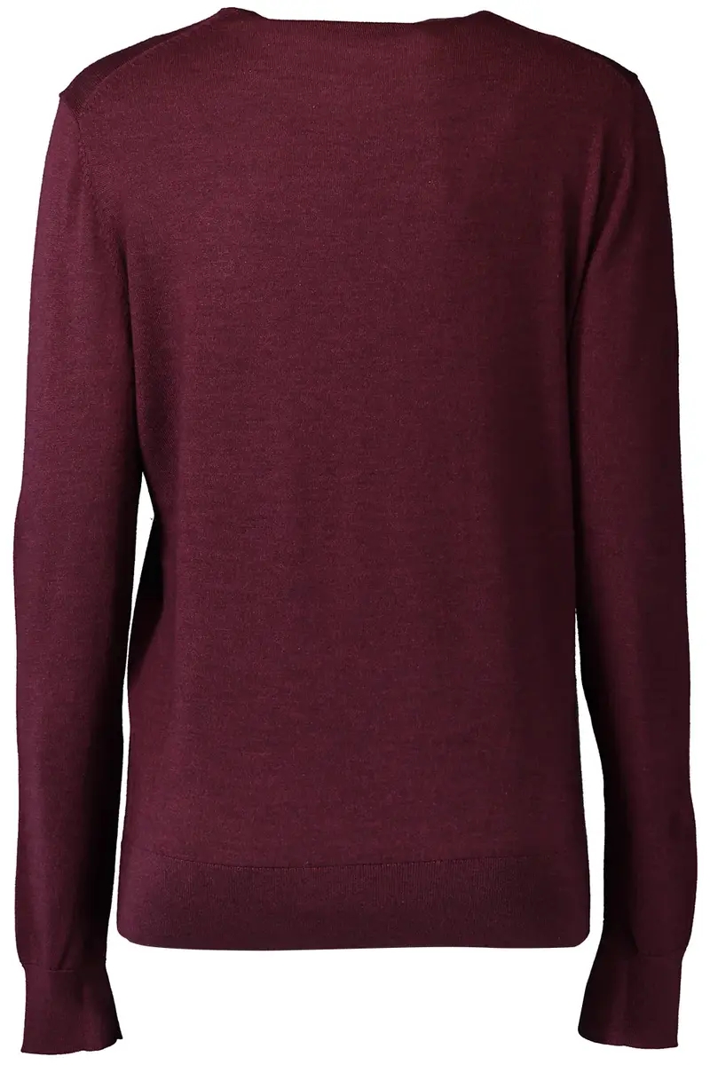 Michael Kors Collection Long Sleeve Crewneck Pullover - Wine | Thumbnail 2 Michael Kors Collection Long Sleeve Crewneck Pullover - Wine | Thumbnail 2
