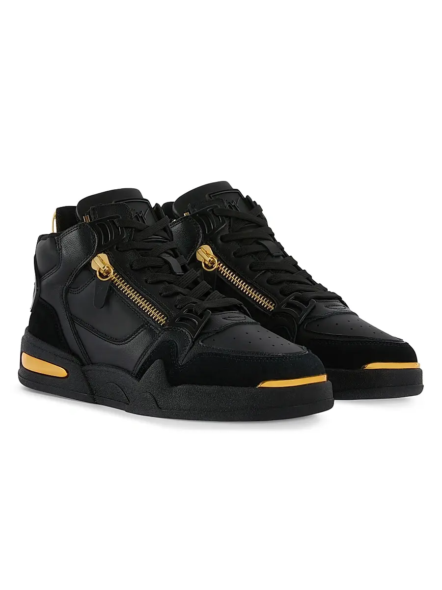 Giuseppe Zanotti Men's GZ-Ghost Suede Sneakers | Thumbnail 2 Giuseppe Zanotti Men's GZ-Ghost Suede Sneakers | Thumbnail 2
