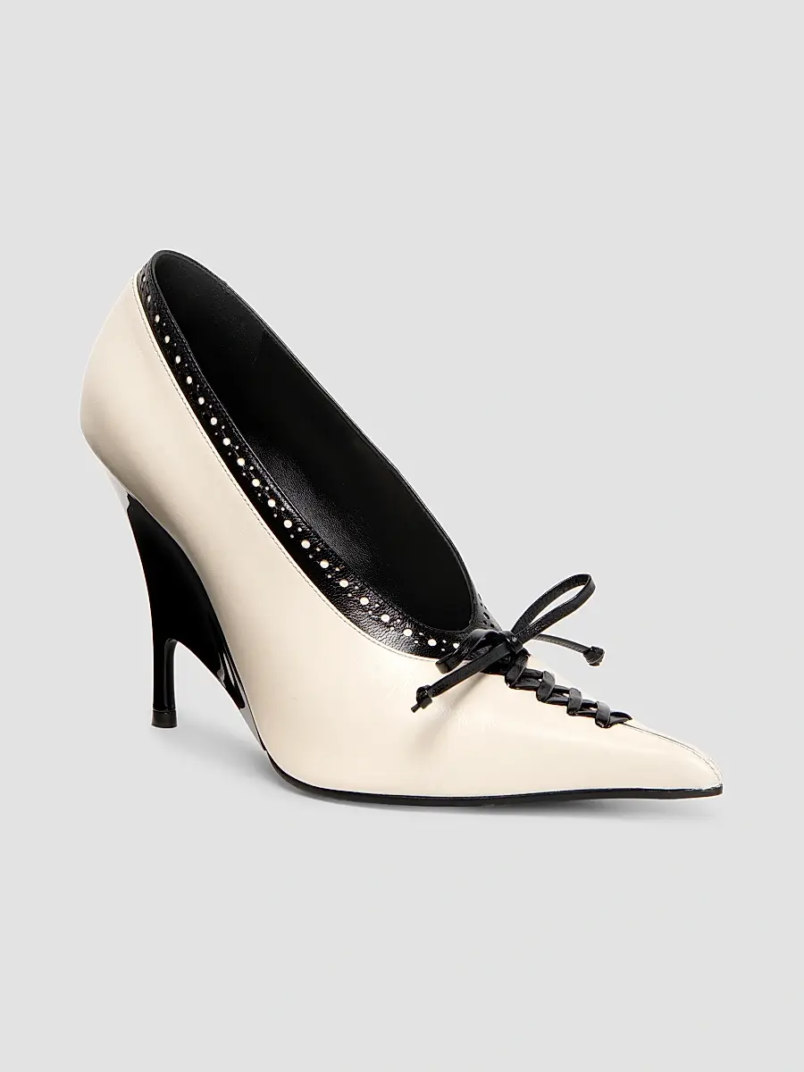 Alexander McQueen Women's Koko 110MM Leather Wedge Pumps | Thumbnail 3