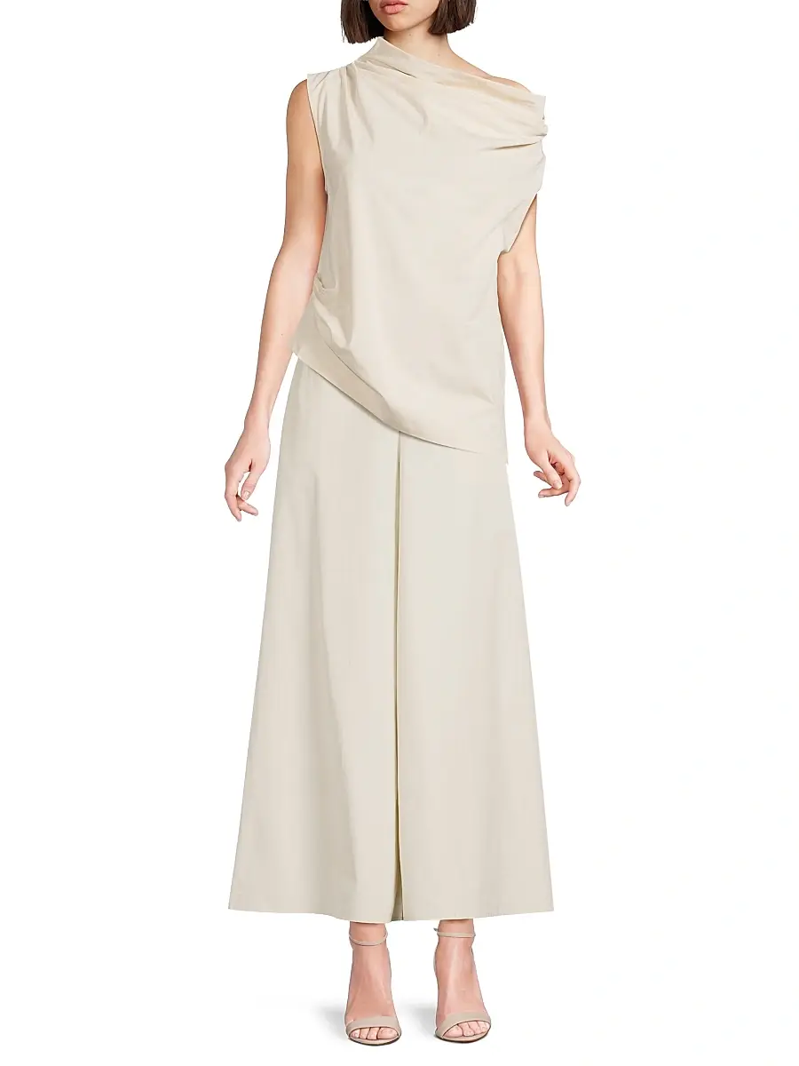 Natori Women's Tech Taffeta Palazzo Pants | Thumbnail 2 Natori Women's Tech Taffeta Palazzo Pants | Thumbnail 2