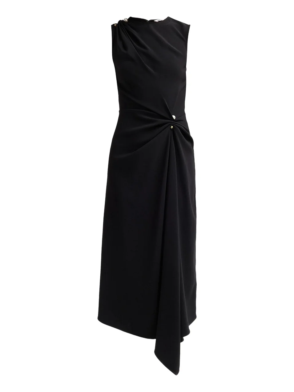 Women's Freja Asymmetric Draped Midi Dress Women's Freja Asymmetric Draped Midi Dress