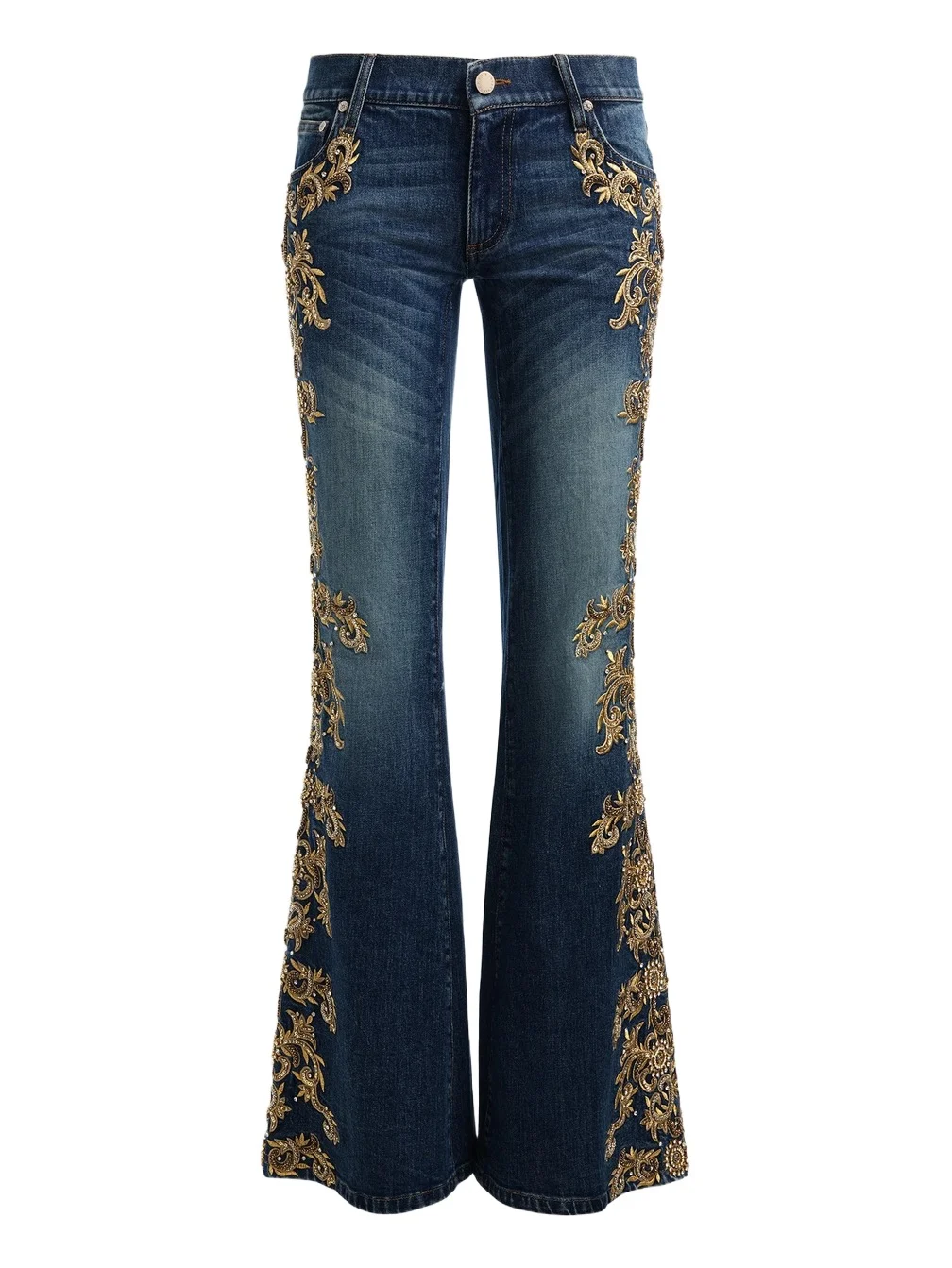 Women's Emryn Embellished Ultra Low-Rise Relaxed Flared Jean Women's Emryn Embellished Ultra Low-Rise Relaxed Flared Jean