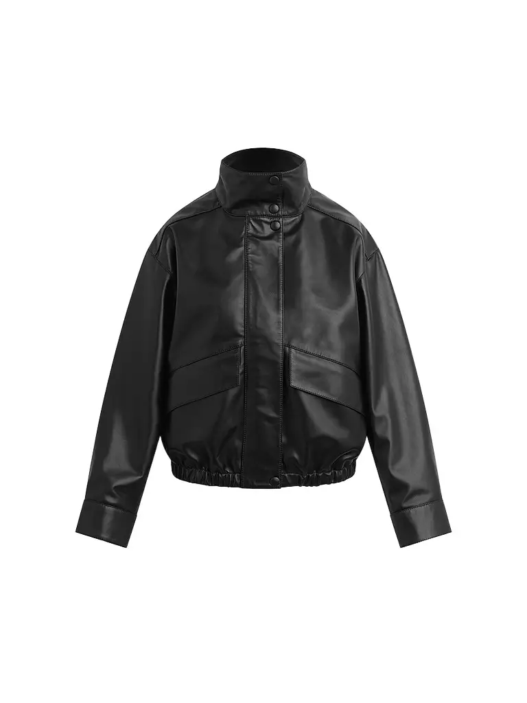 Joe's Jeans Women's The Cohen Leather Bomber Jacket
