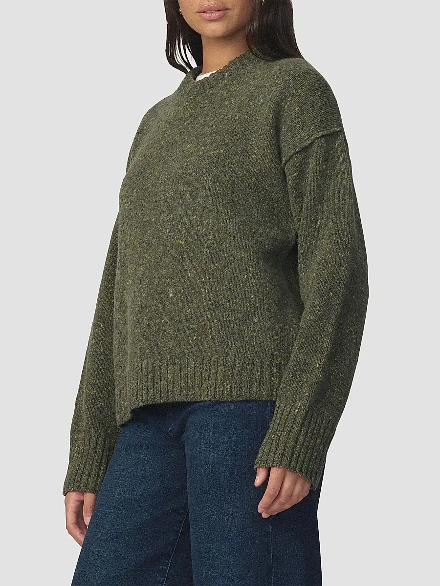 Joe's Jeans Women's The V-Neck Wool-Blend Sweater | Thumbnail 5