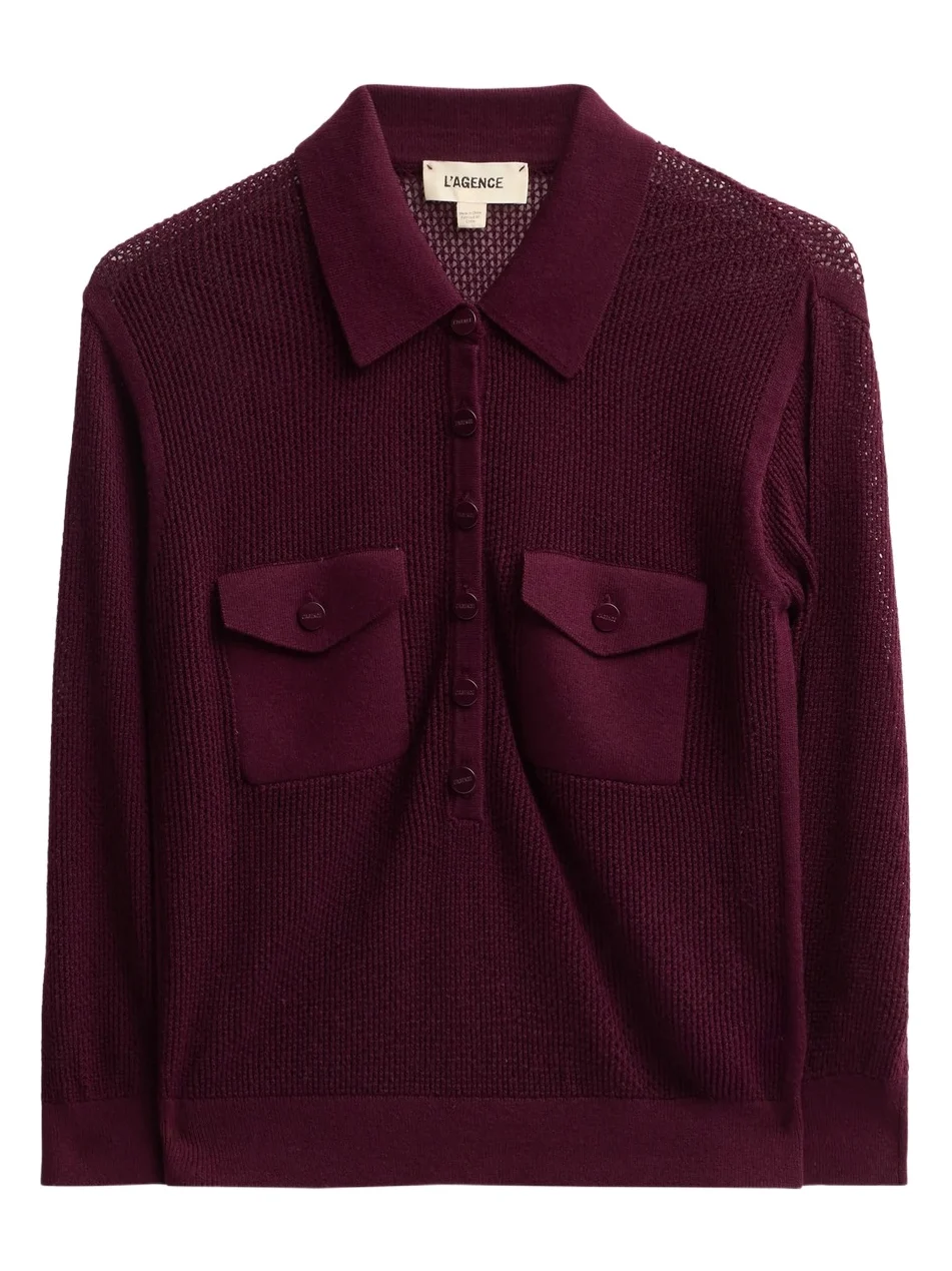 Women's Carine Pointelle-Knit Sweater Women's Carine Pointelle-Knit Sweater