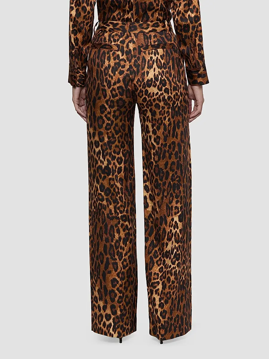 L'Agence Women's Livvy Leopard-Print Pants | Thumbnail 3