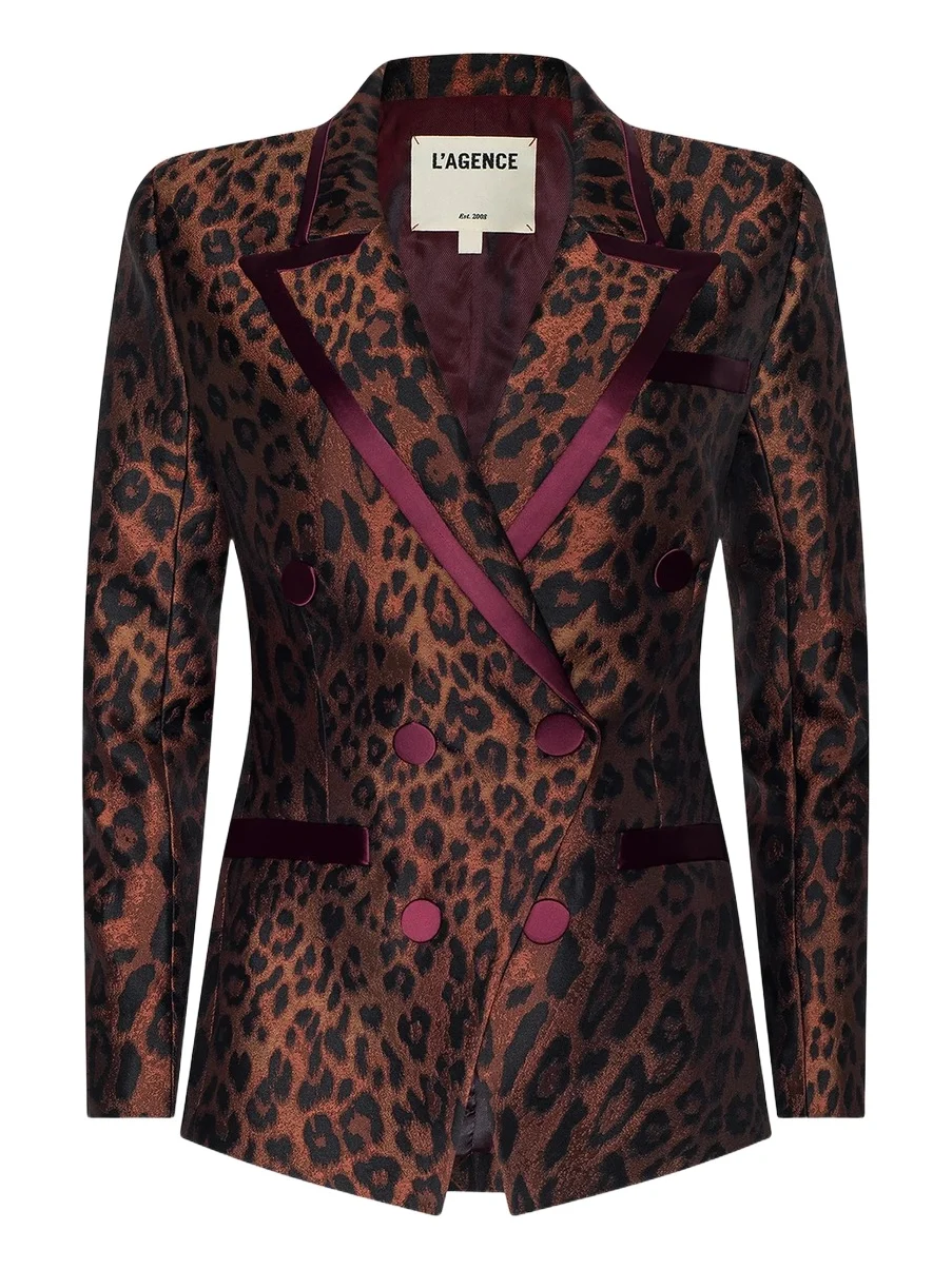Women's Kyomi Leopard-Print Blazer Women's Kyomi Leopard-Print Blazer