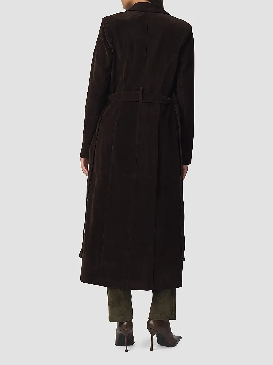 Joe's Jeans Women's The Faux-Suede Long Coat | Thumbnail 3 Joe's Jeans Women's The Faux-Suede Long Coat | Thumbnail 3