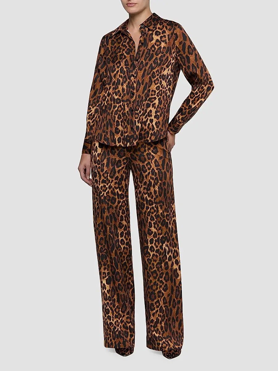 L'Agence Women's Ellery Printed Blouse | Thumbnail 2
