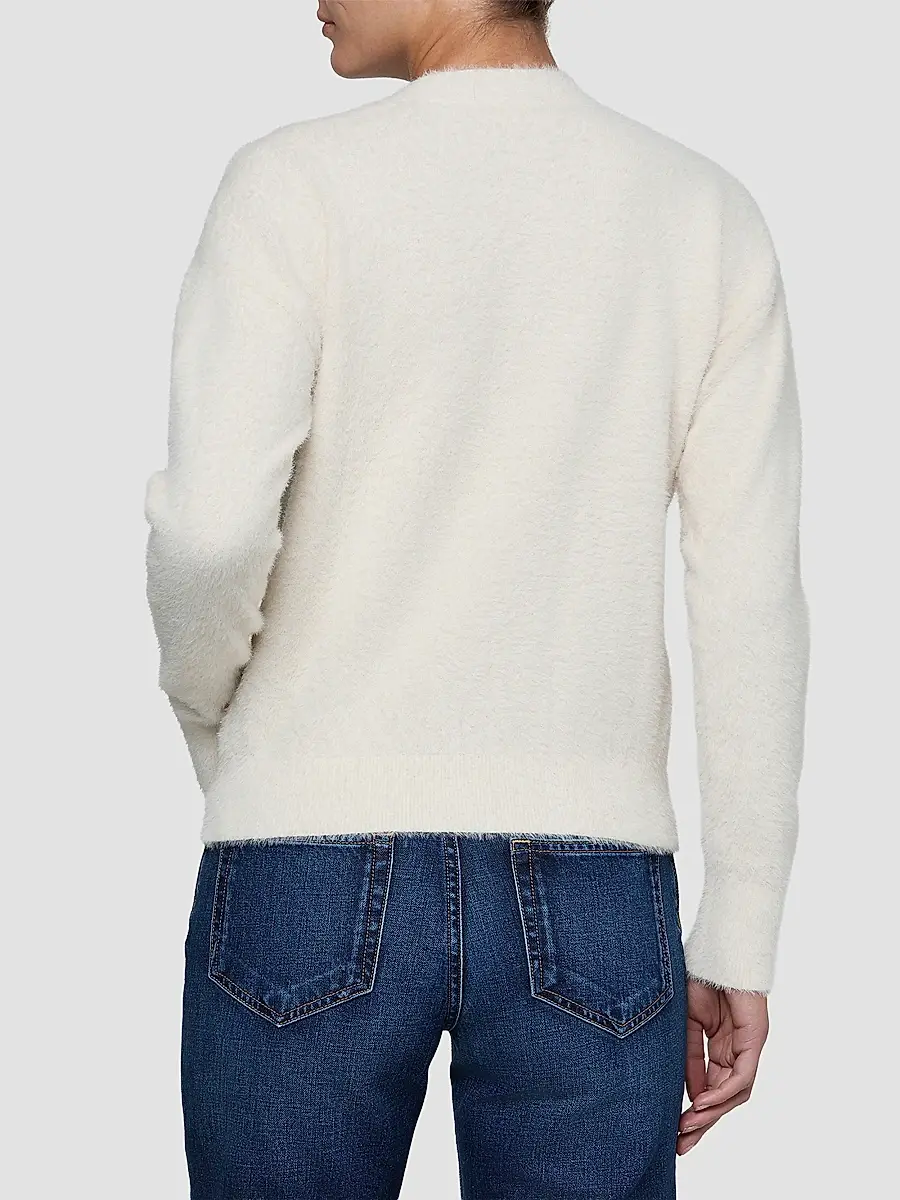 L'Agence Women's Nimbus Fuzzy Crewneck Sweater | Thumbnail 3