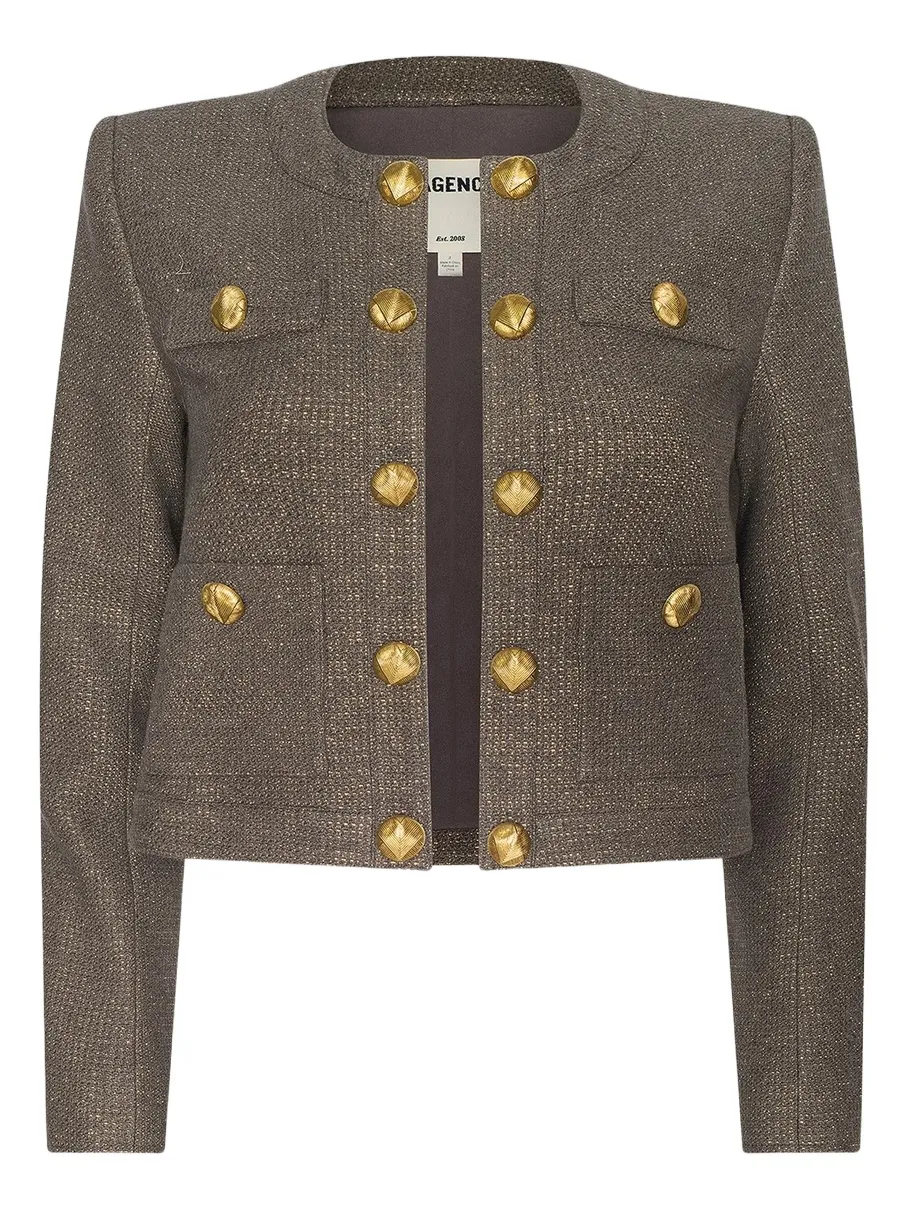 Women's Kahlia Textured Collarless Jacket