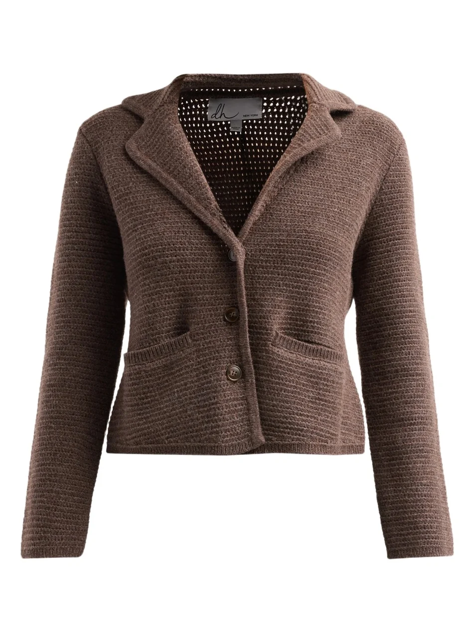 dh New York Women's Trish Merino Wool-Blend Blazer