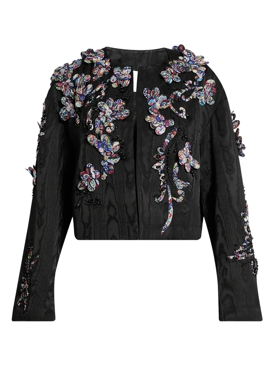 Women's Vonda Floral Emboidered Jacket Women's Vonda Floral Emboidered Jacket