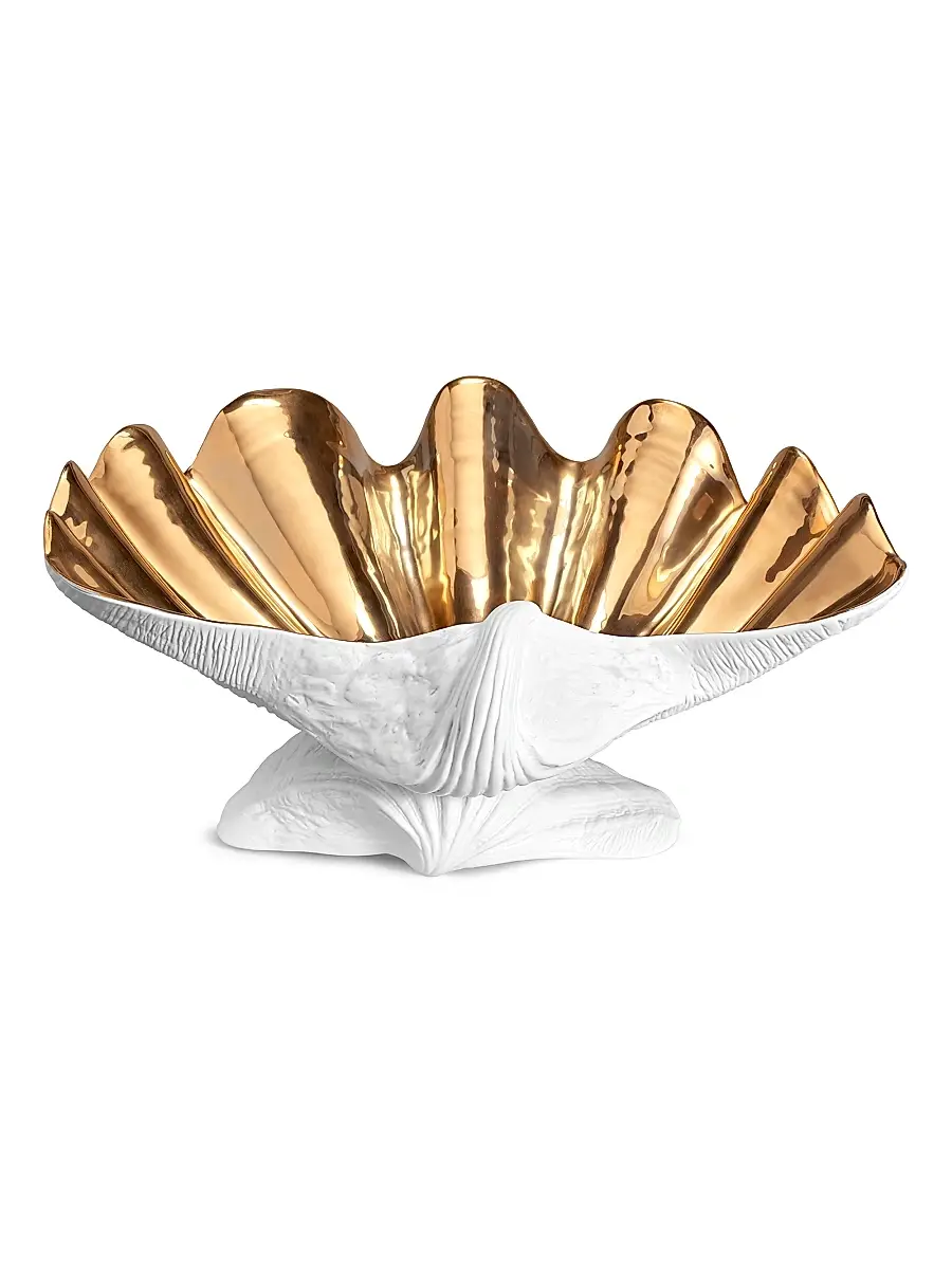 L'Objet Neptune Bowl Gold Centerpiece | Thumbnail 2