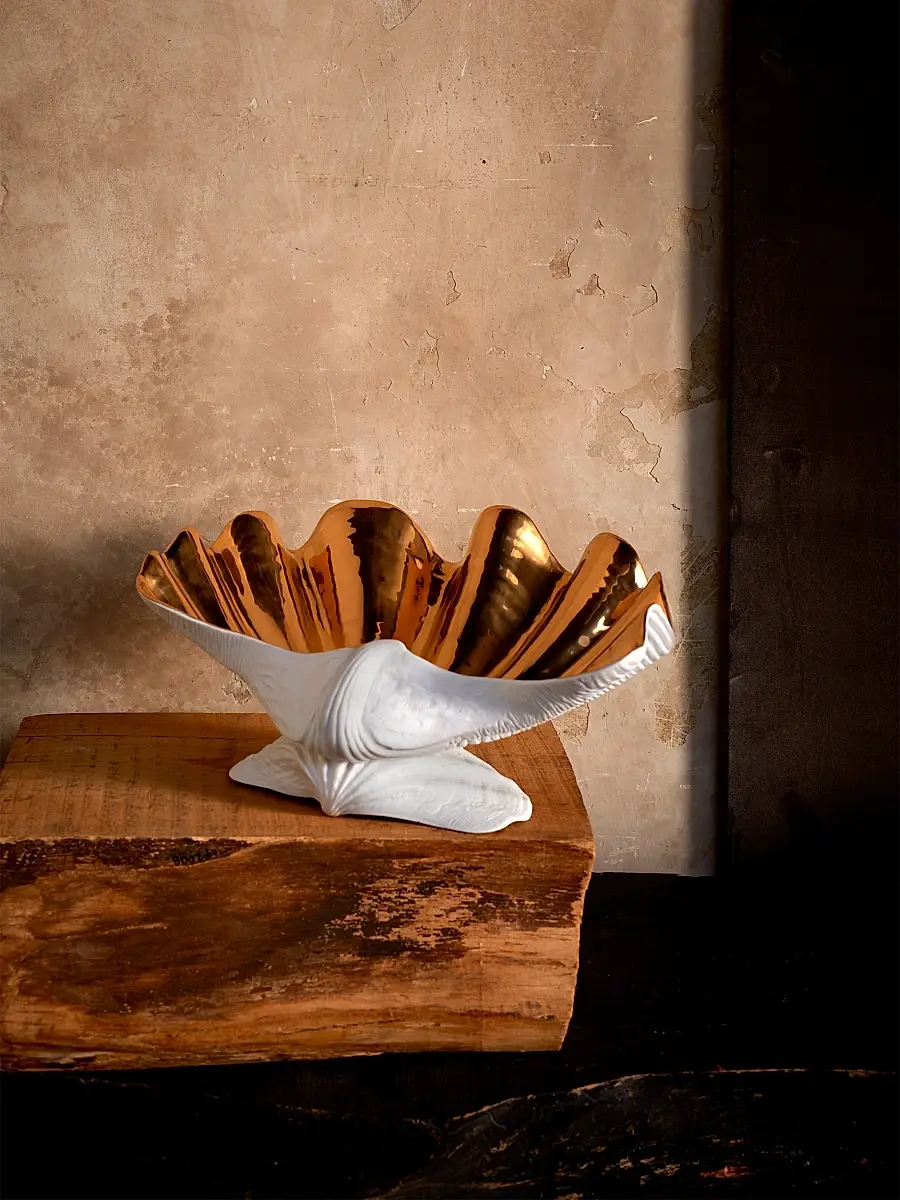 L'Objet Neptune Bowl Gold Centerpiece | Thumbnail 4