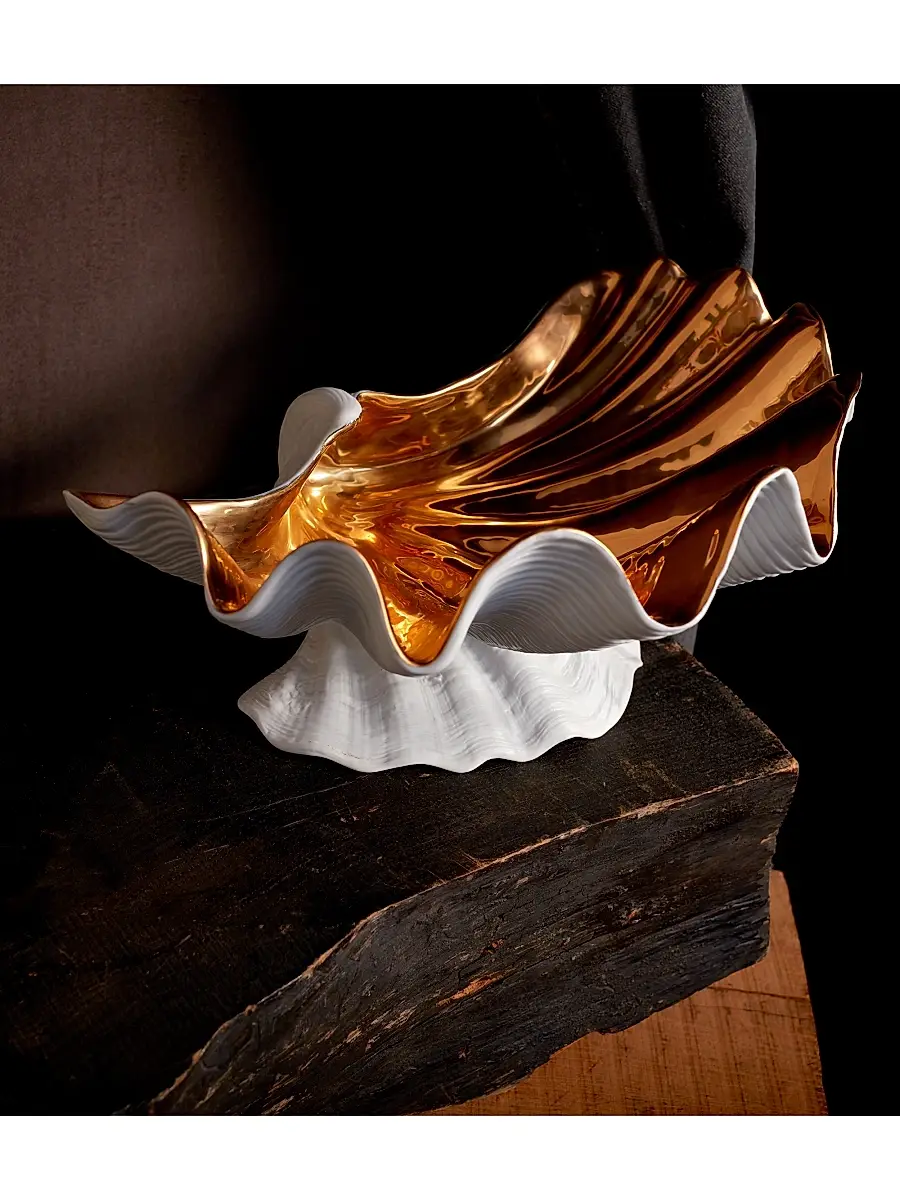 L'Objet Neptune Bowl Gold Centerpiece | Thumbnail 6