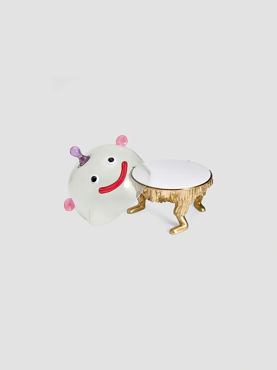 L'Objet Haas Niki Glass & 24K Gold Large Cake Stand | Thumbnail 3